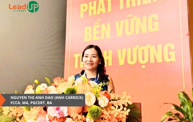 Chào mừng Doanh nhân Nguyễn Thị Anh Đào (Anh Carrick) và C&T Accountants đồng hành cùng Lead-UP Academy