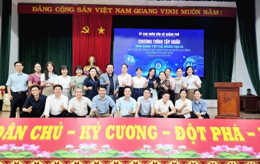 ENHANCING WORK PRODUCTIVITY TO BETTER SERVE THE PUBLIC: LEAD-UP ACADEMY COMPLETES AI TRAINING PROGRAMME IN QUẢNG PHÚ COMMUNE