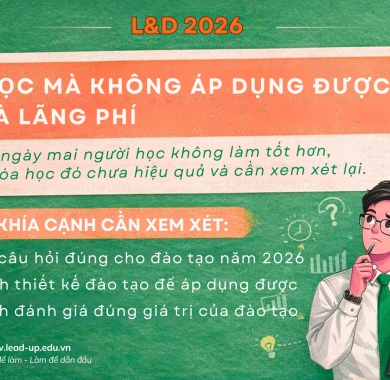 L&D 2026: Học mà không áp dụng được là sự lãng phí